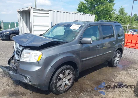 2012 Honda Pilot Touring from USA, damaged, VIN 5FNYF4H92CB084274